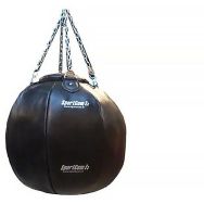 Sac de frappe Grosse poire en cuir - SportCom - 70x70 cm
