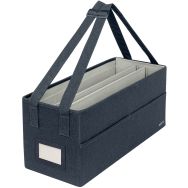 Sac de rangement en tissu - Gris foncé