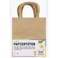 Sac papier kraft 125g 18 x 21 x 8 cm à décorer (Lot de 20)