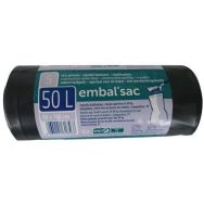 Sac poubelle pour gravats - 50L - Lot de 5