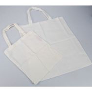 Sac shopping enfant en coton naturel 28.5 x 24 cm (Ensemble de 12)