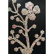 Sachet 150 boutons bois assortis ' fleurs '