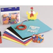 Sachet 200 rondelles différents diamètres caoutchouc mousse, couleurs assorties