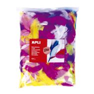 Sachet 400 plumes couleurs assorties