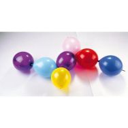 Sachet de 100 ballons baudruche, double attache