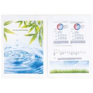 Sachet de 10 étuis de protection double pvc lisse 15/100e A4
