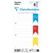 Sachet de 12 étiquettes adhésives ''metric'' 33,5x75mm