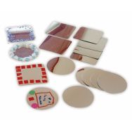Sachet de 16 miroirs incassables
