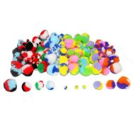 Sachet de 200 pompons tricolores ø 1 à 3,5 cm