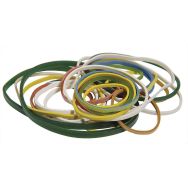 Sachet de bracelets caoutchouc coloris assortis 250g