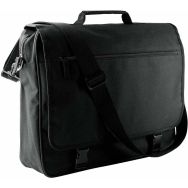 Sacoche porte-documents rabat Bicolore noir/noir CASAL