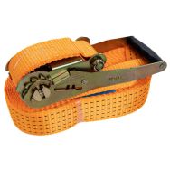 Sangle d'arrimage à tendeur cliquet - Force 1000 kg  - Manutan