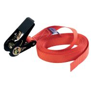 Sangle d'arrimage à tendeur cliquet - Force 350 kg  - Manutan