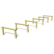 Saut de haies ( x6 ) - scellement direct