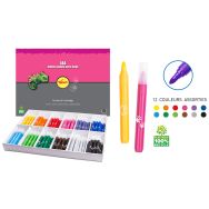 Schoolpack 144 feutres couleurs assorties