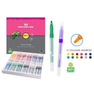 Schoolpack 144 feutres dessin pointe large Pichon
