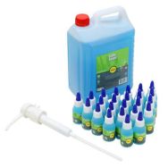 Schoolpack 24 flacons 50 ml + 1 flacon 5 litres colle bleue Pichon + 1 pompe doseuse