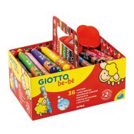 Schoolpack 36 crayons Giotto Bébé mine géante: 7 mm