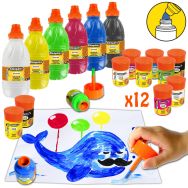 Schoolpack ''cléo-pinceau'' 12x50ml + 6x0.5L recharge