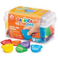 Schoolpack crayons à la cire forme ourson couleurs assorties