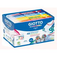 Schoolpack de 48 feutres giotto decor textile