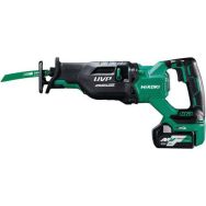 Scie sabre Multi Volt 130mm 36/18V 2,5/5Ah Li-Ion Brushless Hikoki
