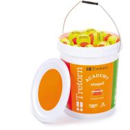 Seau 72 balles mini tennis Tretorn Stage 2