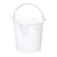Seau à bec polypropylène 13 L - blanc