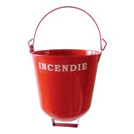 Seau incendie à fond rond 10 L
