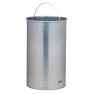 Seau interieur 40L acier galva pour poubelle Zeno en 60L-Rossignol Pro