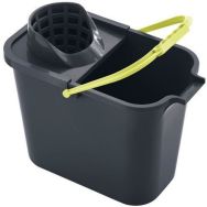 Seau rectangulaire avec essoreur - 12L