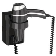 Sèche-cheveux noir avec support PR MT Clipper II