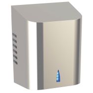Sèche-mains en inox Copt'air S chauffant