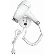 Sèche cheveux et prise rasoir pour hôtel Phonette - Blanc