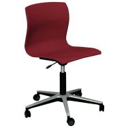 Seed Turn Basic époxy gris alu assise noir réglable-Vanerum