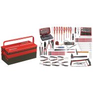 Sélection de 84 outils mécanicien et boîte à outils