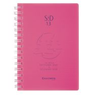 Semainier poche SAD 13S Linicolor rose - 9 x 13 cm