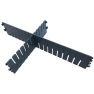 Séparateur longitudinal bac ajouré 600 x 100 mm