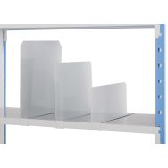 Séparation coulissante pour rayonnage Fliclass profondeur 366 mm