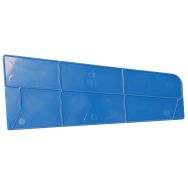 Séparation plastique bleue Prof : 40 cm