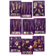 Serie de 9 posters connaissance des instruments-Fuzeau