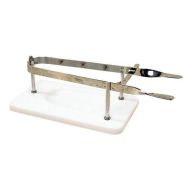 Serre-jambon inox socle polyéthylène