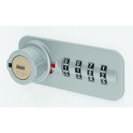 Serrure à combinaison pour portes coulissante