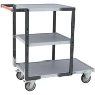 Servante 1 plateau 850x495 +2 plateau 550x495-Mélaminé 250kg