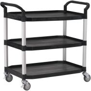Servante 250 kg polypropylène 3 plateaux 915 x 520 mm