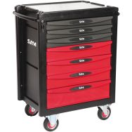 Servante 40 - 7 tiroirs - Plateau aluminium