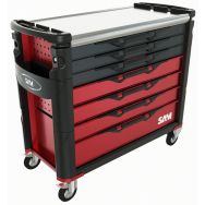 Servante 41 XL - 7 tiroirs - Plateau inox