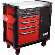 Servante 41 XXL - 6 tiroirs - Inox