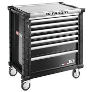 Servante JETM4 - 7 tiroirs noire