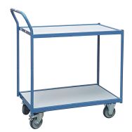 Servante d'atelier 2 plateaux - barre de poussée verticale - Force 250 kg - Fimm